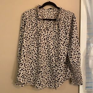 Animal Print Blouse